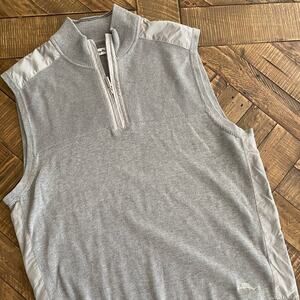 Tommy Bahama Golf Quarter Zip.  Gray size M